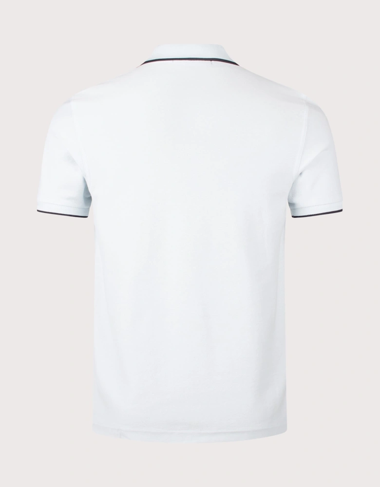 Regular Fit Crepe Piqué Polo Shirt