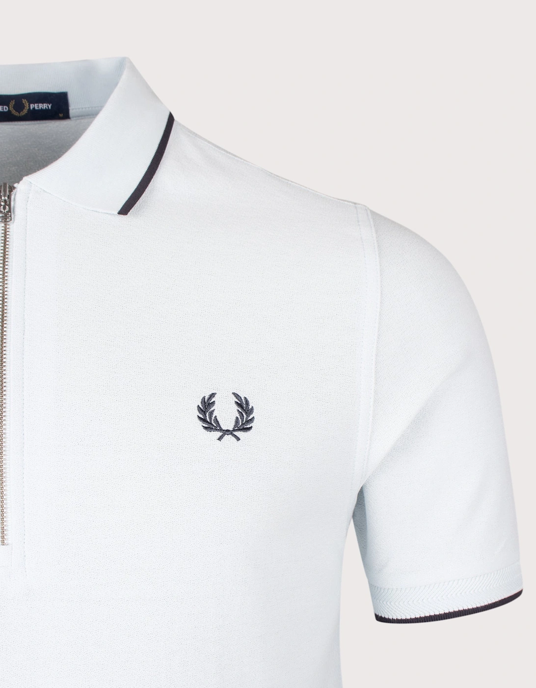 Regular Fit Crepe Piqué Polo Shirt