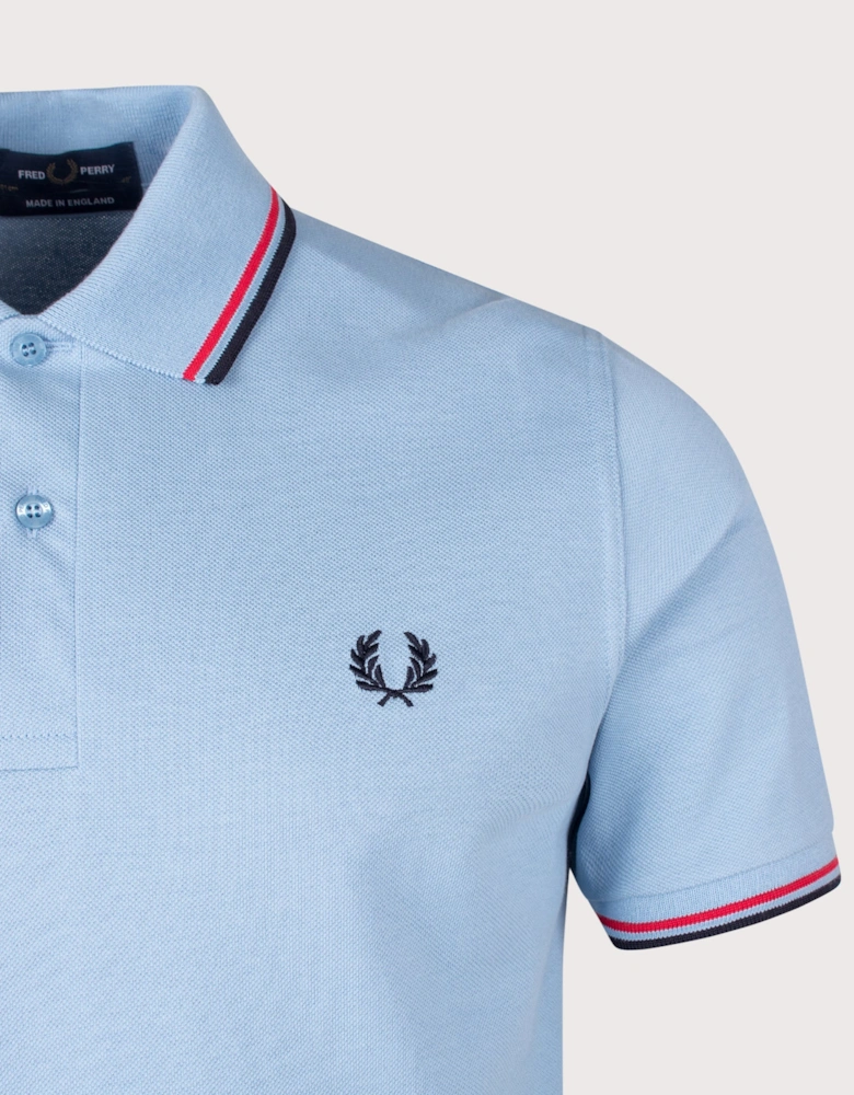 Regular  Fit `Made in England`Twin Tipped Fred Perry Polo Shirt
