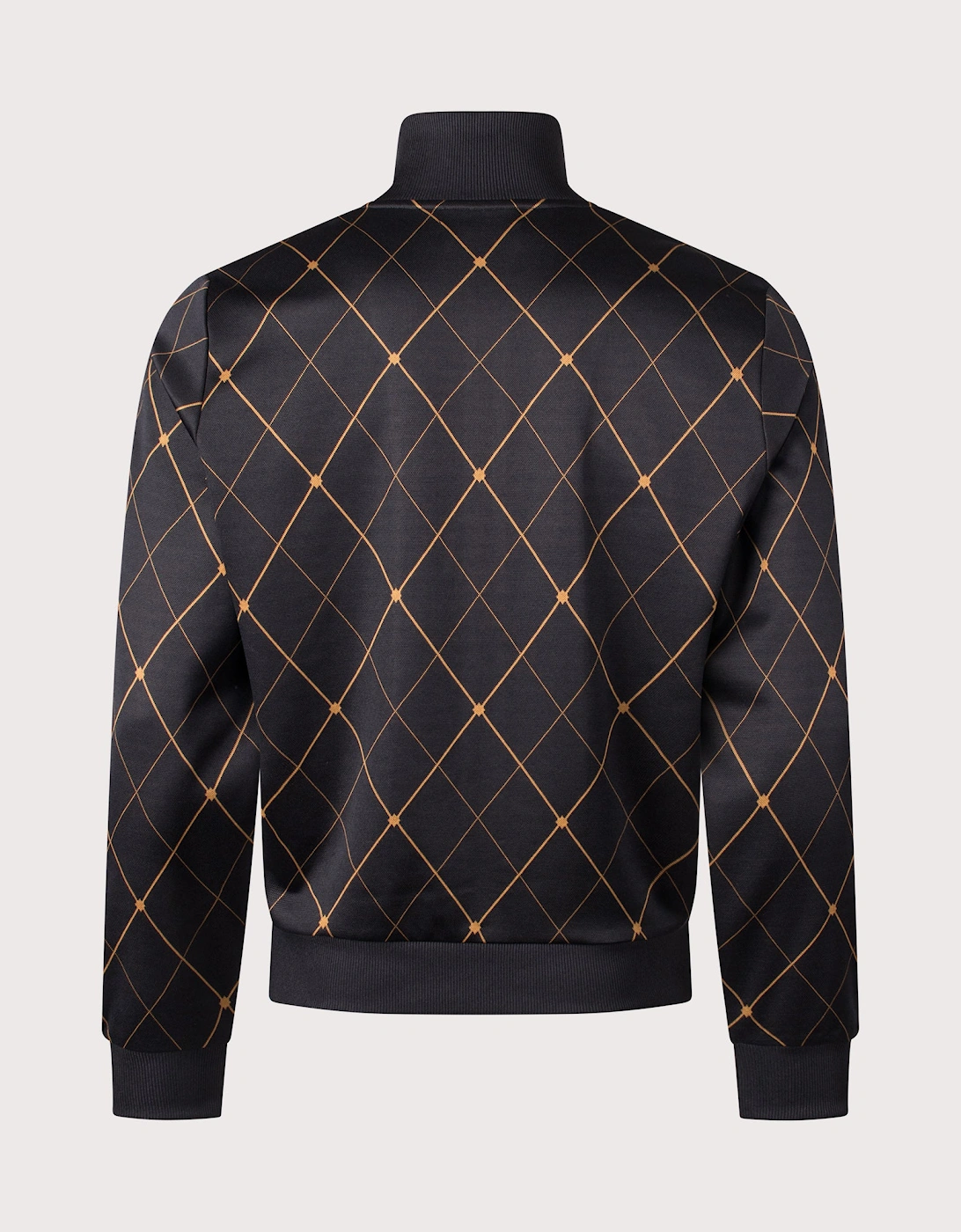 Regular Fit Argyle Track Jacket