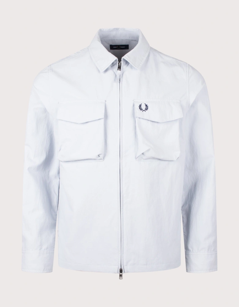 Regular Fit Ripstop Pocket Overshirt