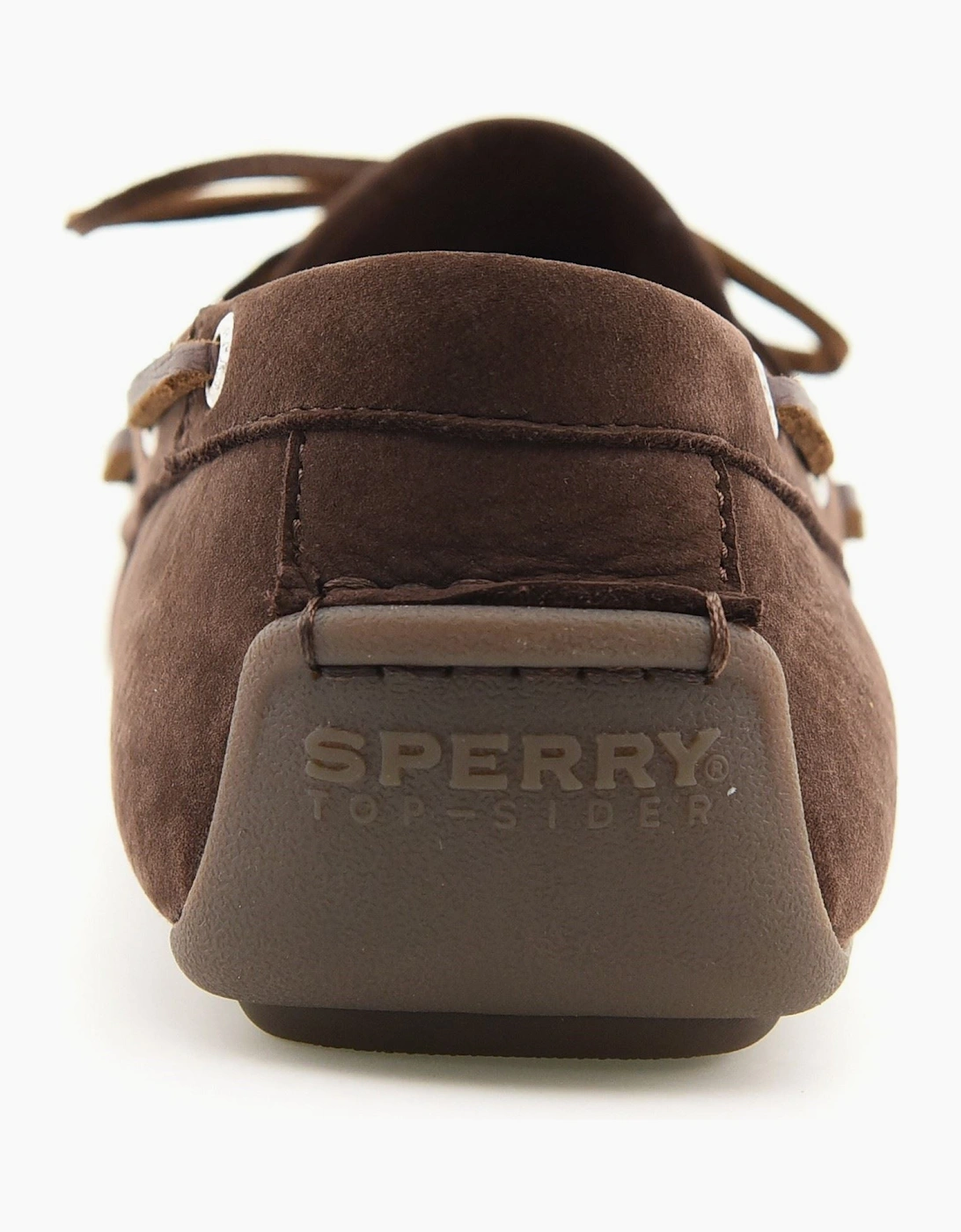Sperry Orland 2-Eye Driver Leather Men's Brown Boat Shoes