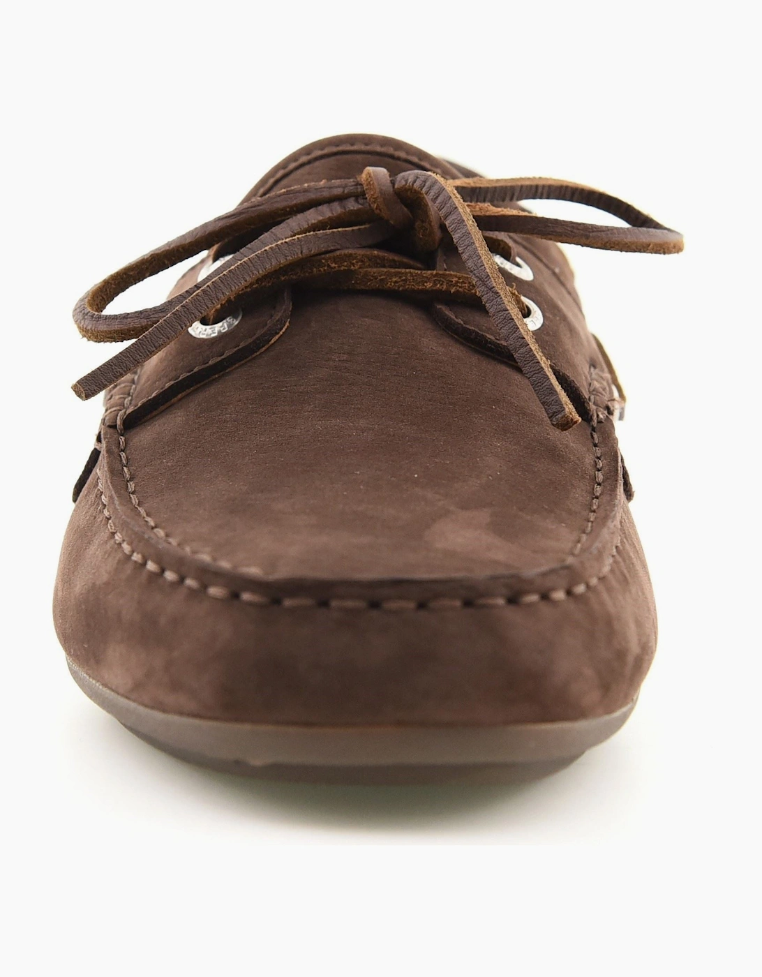 Sperry Orland 2-Eye Driver Leather Men's Brown Boat Shoes