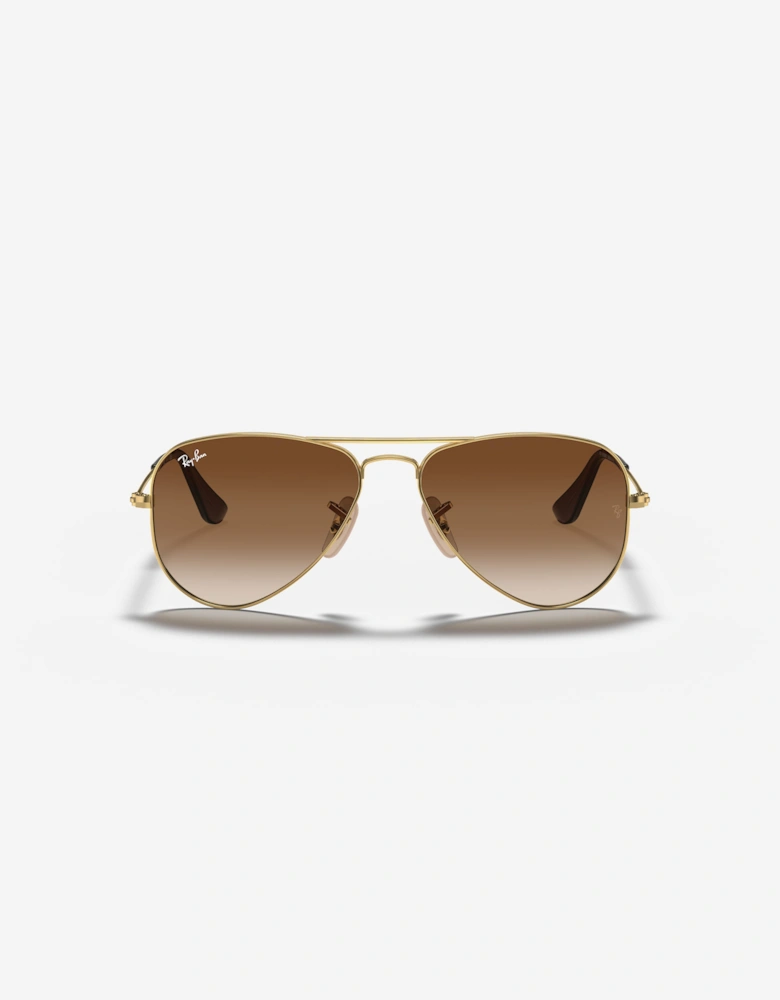 Ray-Ban Kids Aviator Sunglasses in Gold