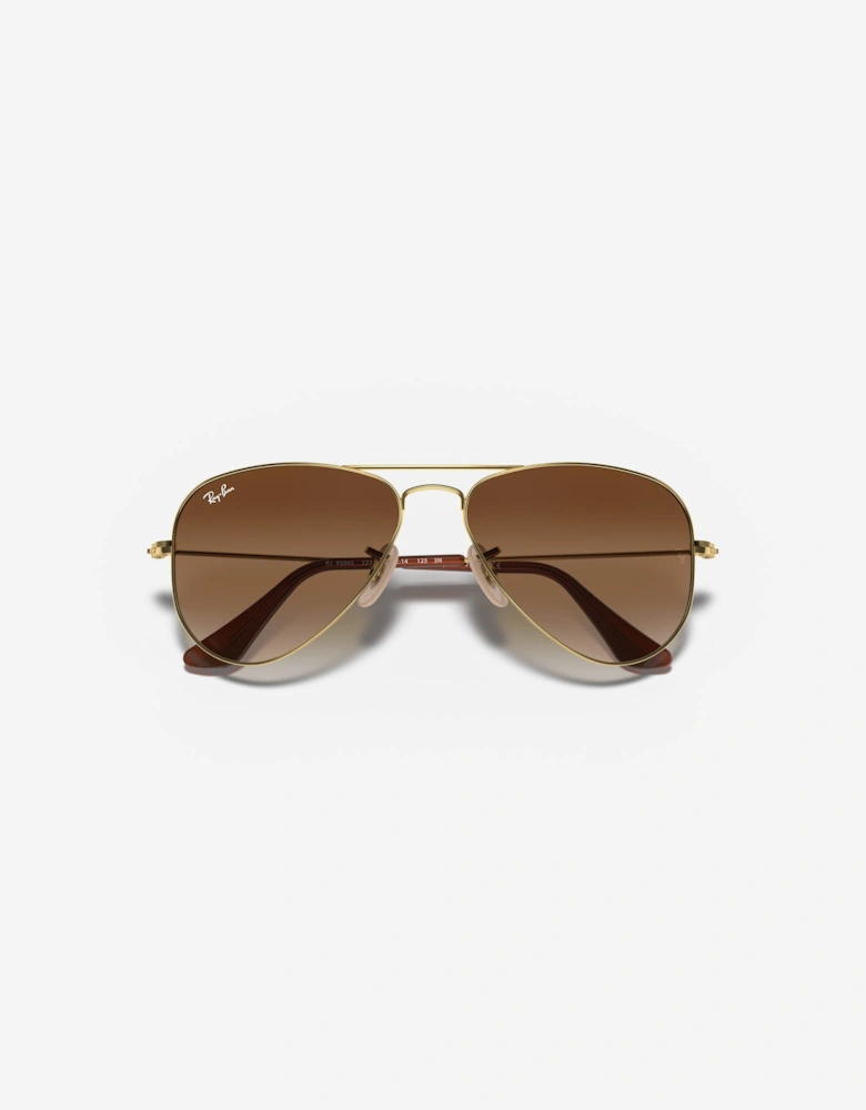 Ray-Ban Kids Aviator Sunglasses in Gold