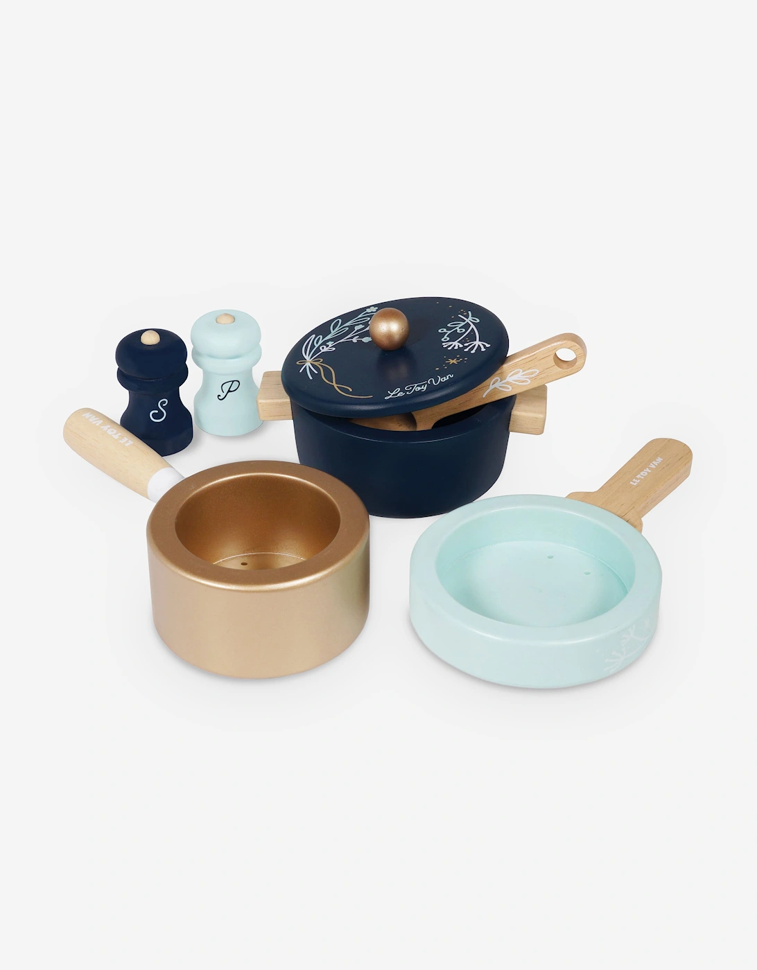 Le Toy Van Pots & Pans Kitchen Accessries (Pot - W: 14cm D: 11cm H: 5cm), 7 of 6