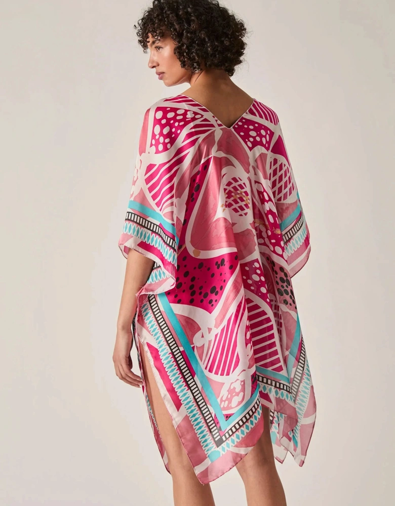 Pink Petal Mosaic Kaftan
