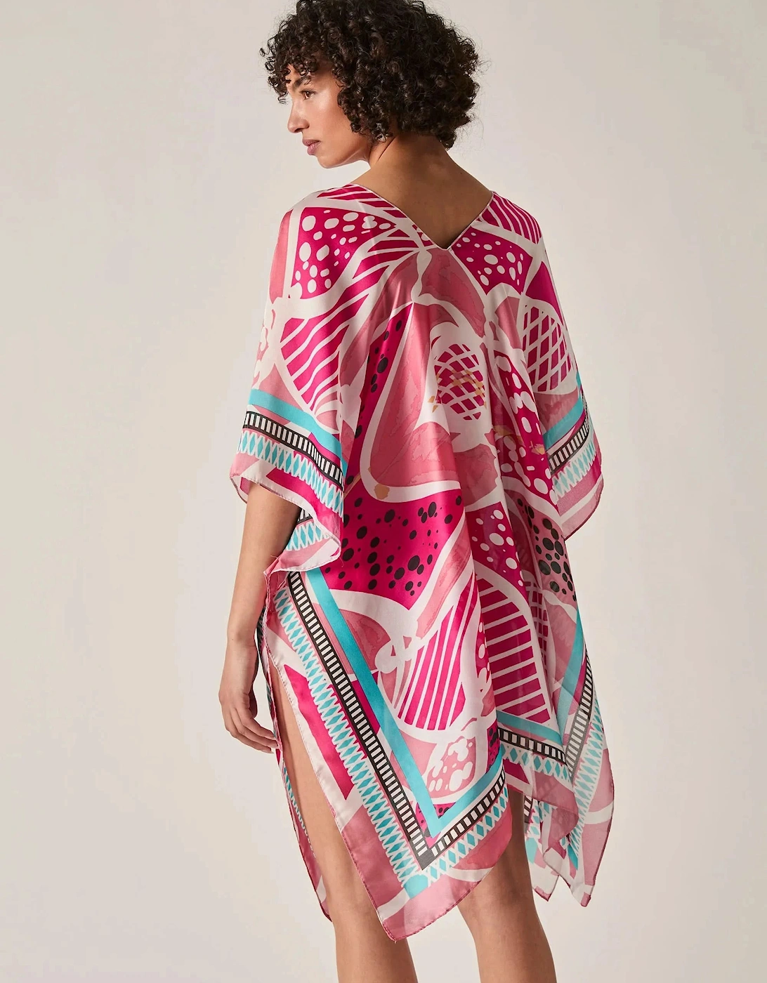 Pink Petal Mosaic Kaftan