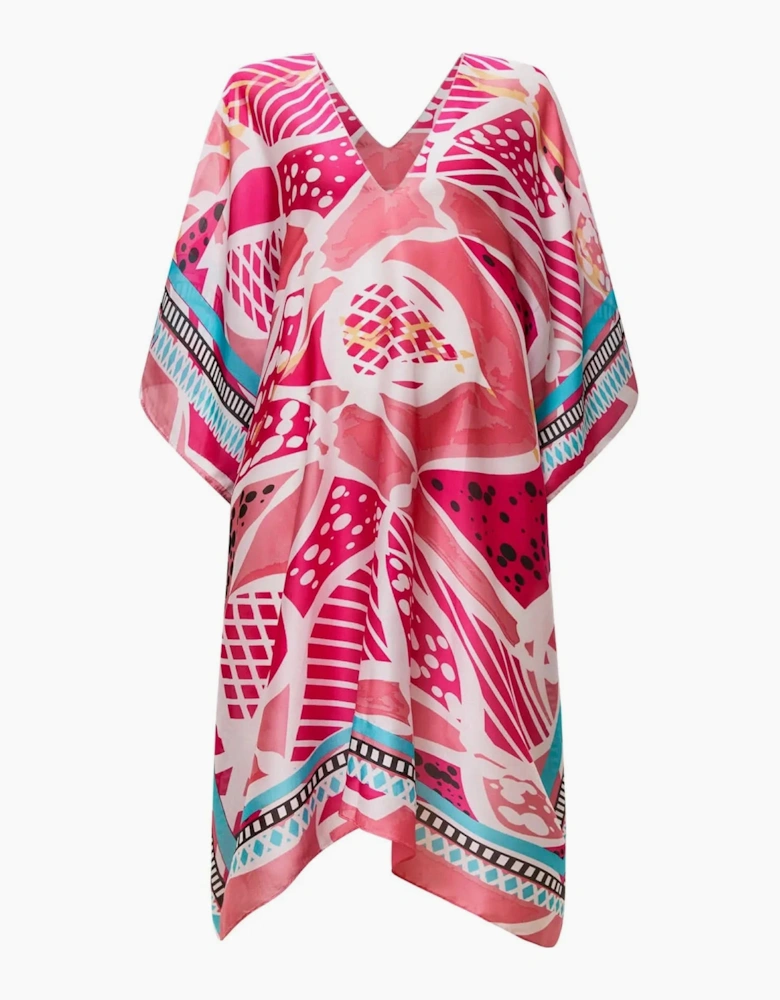 Pink Petal Mosaic Kaftan
