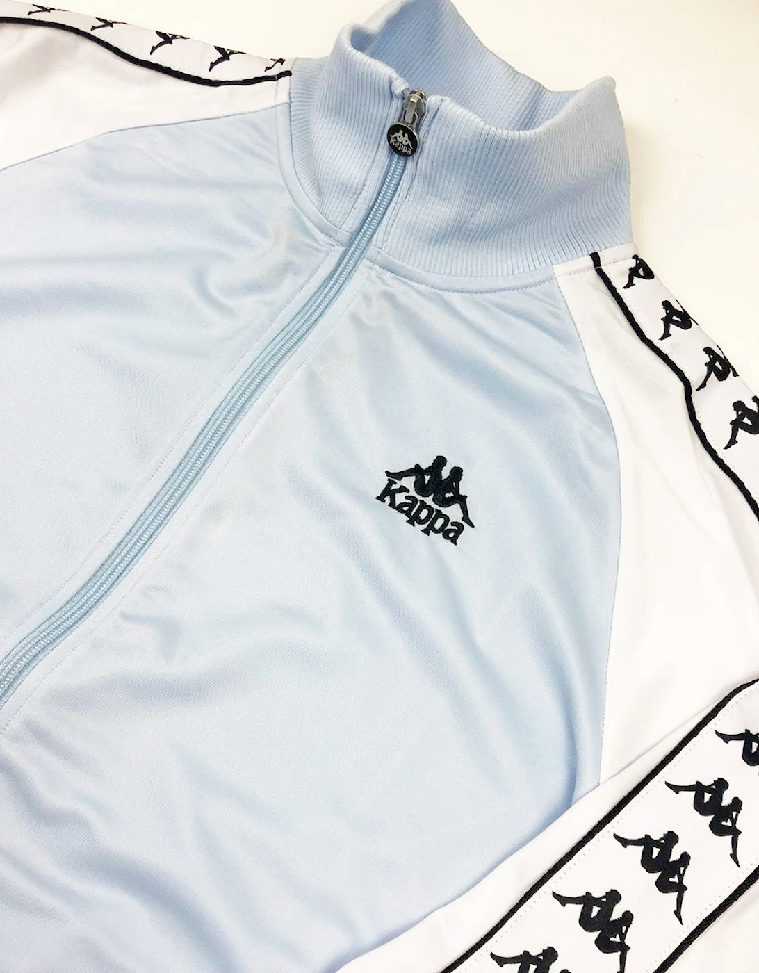 Kappa Banda Uriah Azure Ice/White Track Top