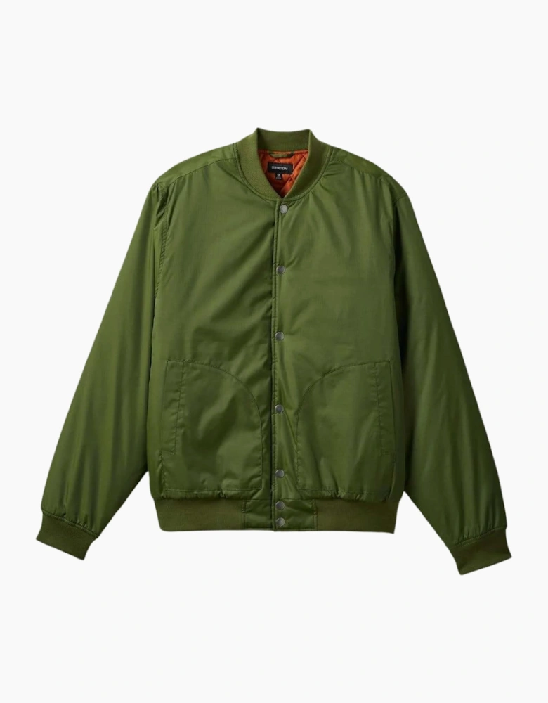 Brixton Dillinger Flight Cypress Green Bomber Jacket