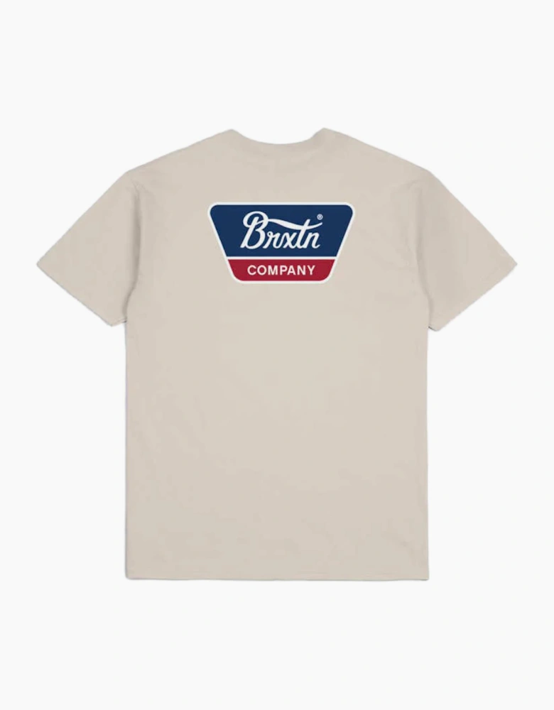 Brixton Linwood Cream S/S Standard T-Shirt