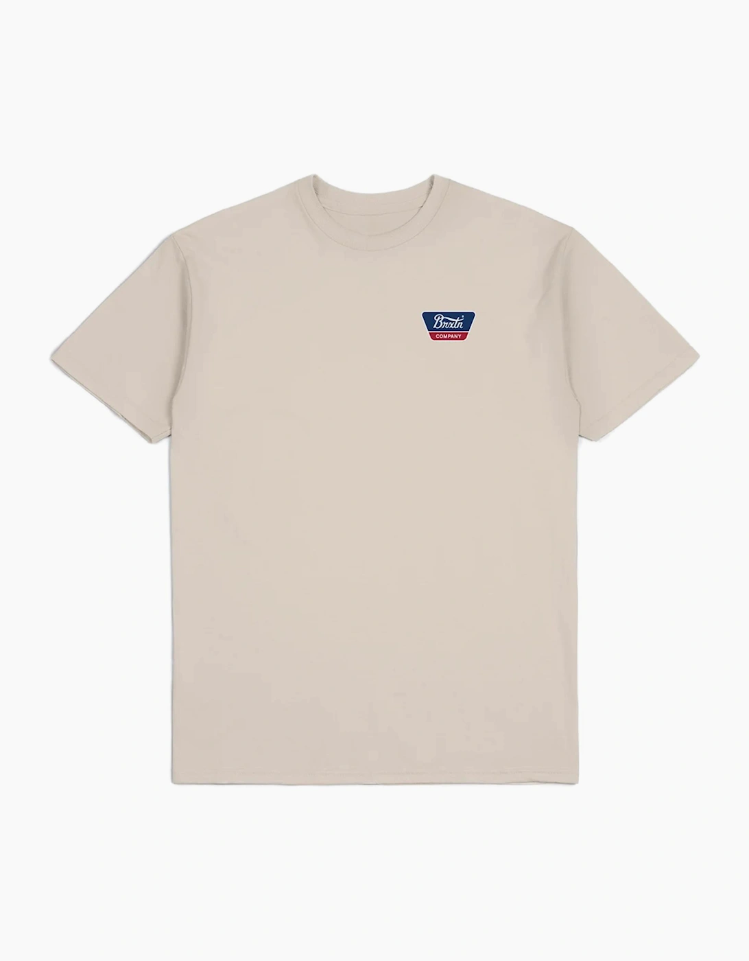 Brixton Linwood Cream S/S Standard T-Shirt, 3 of 2