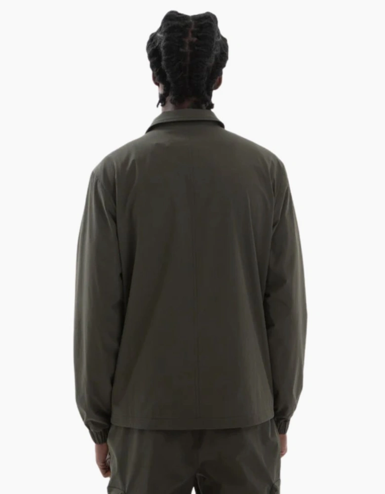 Peaceful Hooligan Hawthorn Dark Khaki Overshirt