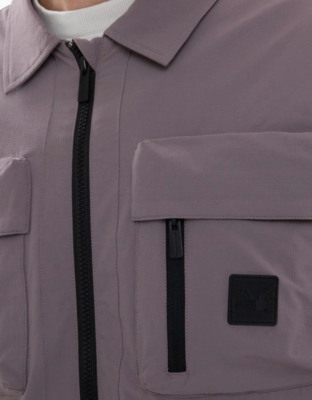 Peaceful Hooligan Hawthorn Mauve Overshirt