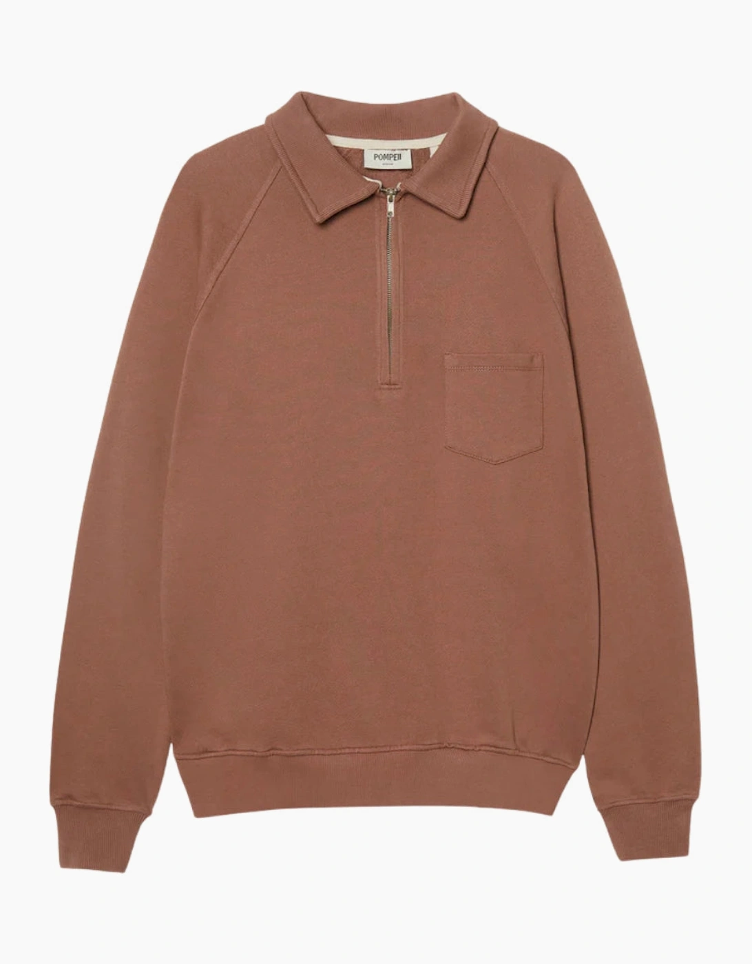 Pompeii Pocket Zipper Fudge Sweatshirt