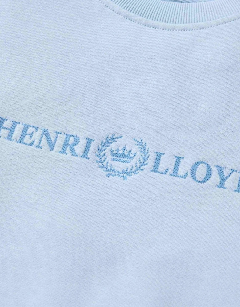Henri Lloyd Lytham Fog Blue Crewneck Sweatshirt