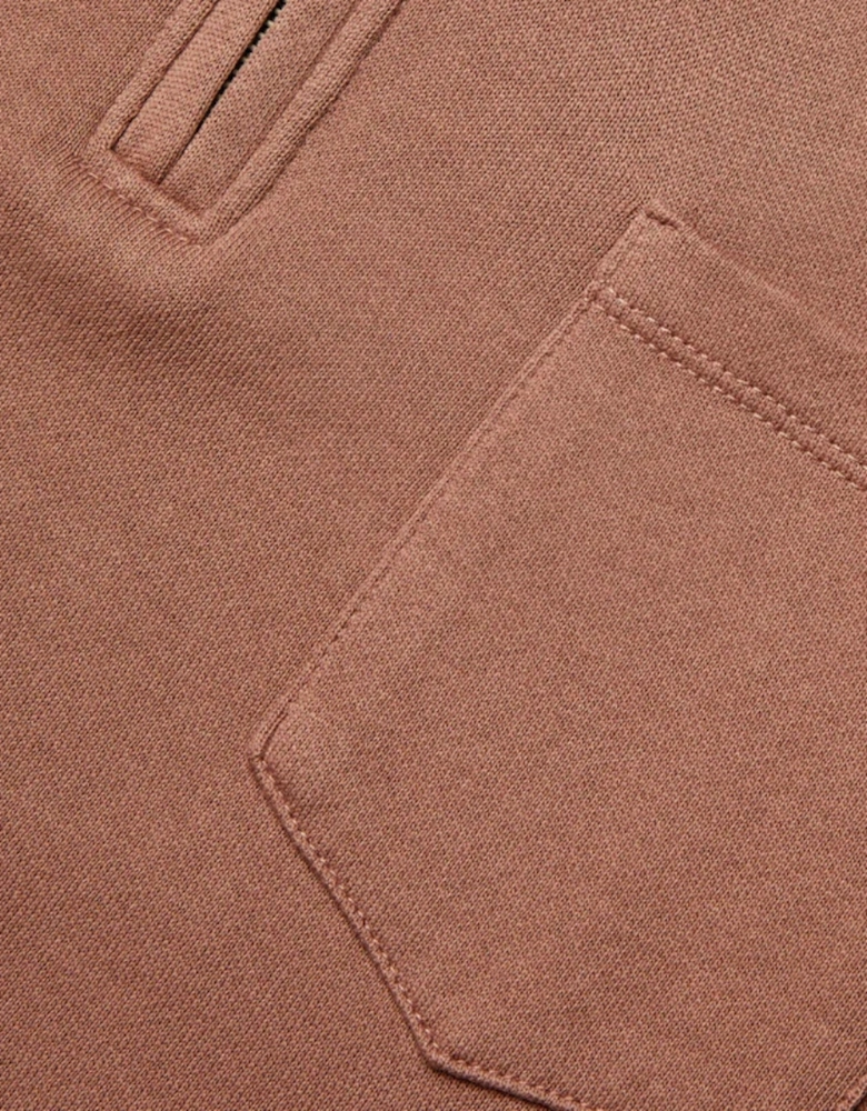 Pompeii Pocket Zipper Fudge Sweatshirt