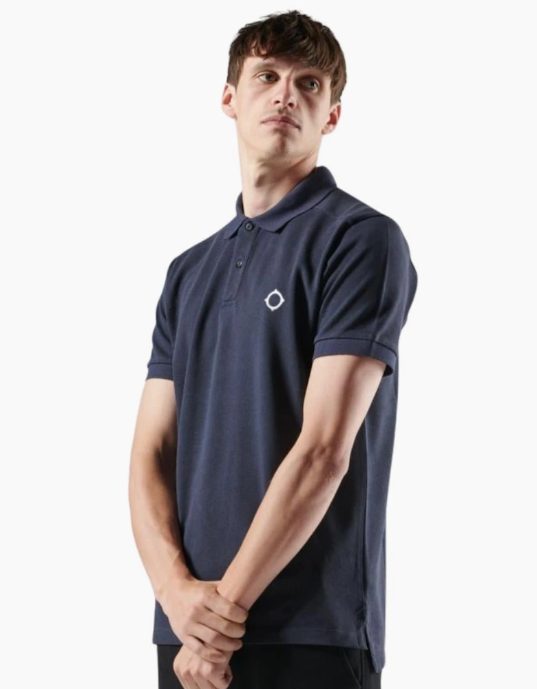 Ma.strum S/S Navy Pique Polo