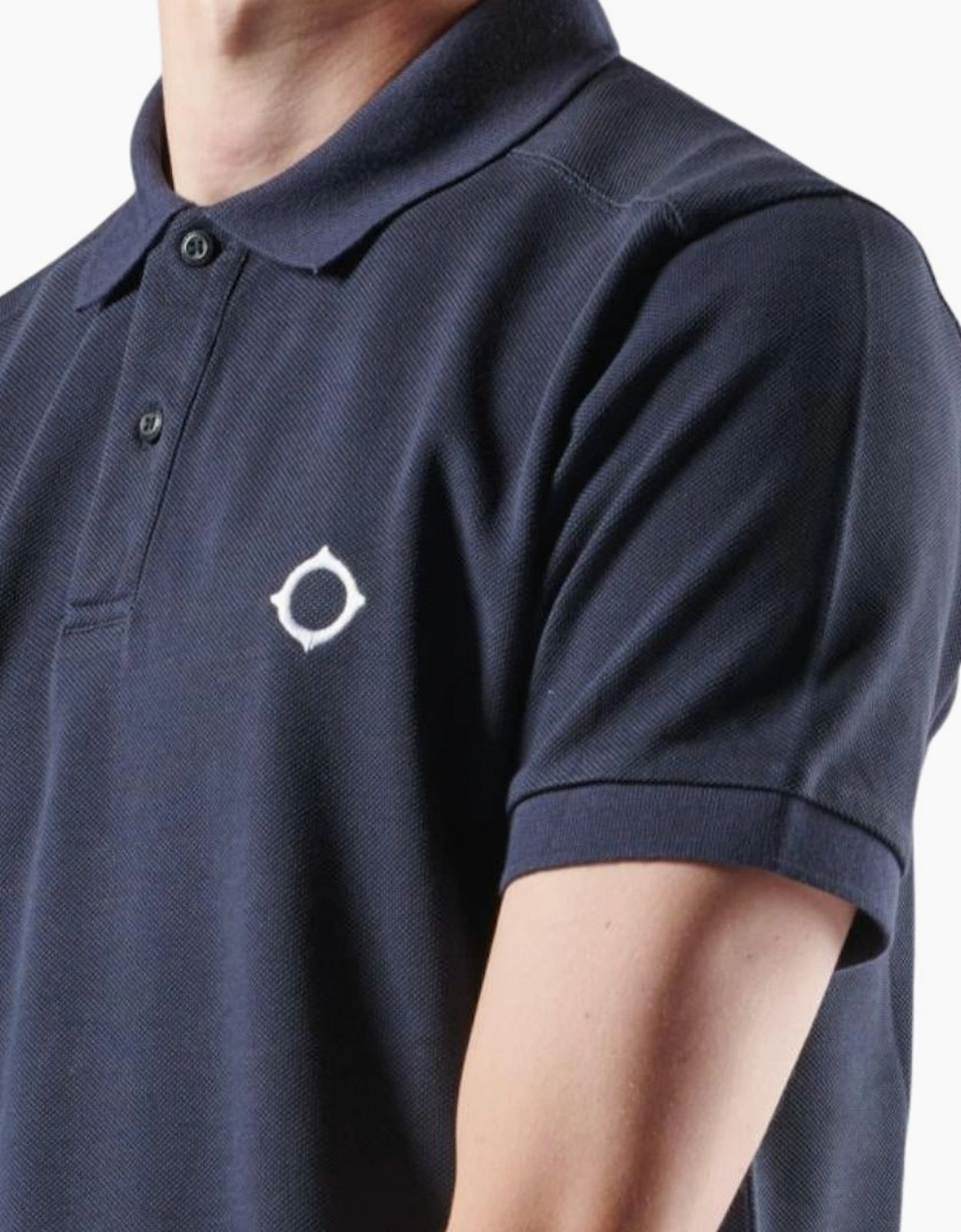Ma.strum S/S Navy Pique Polo