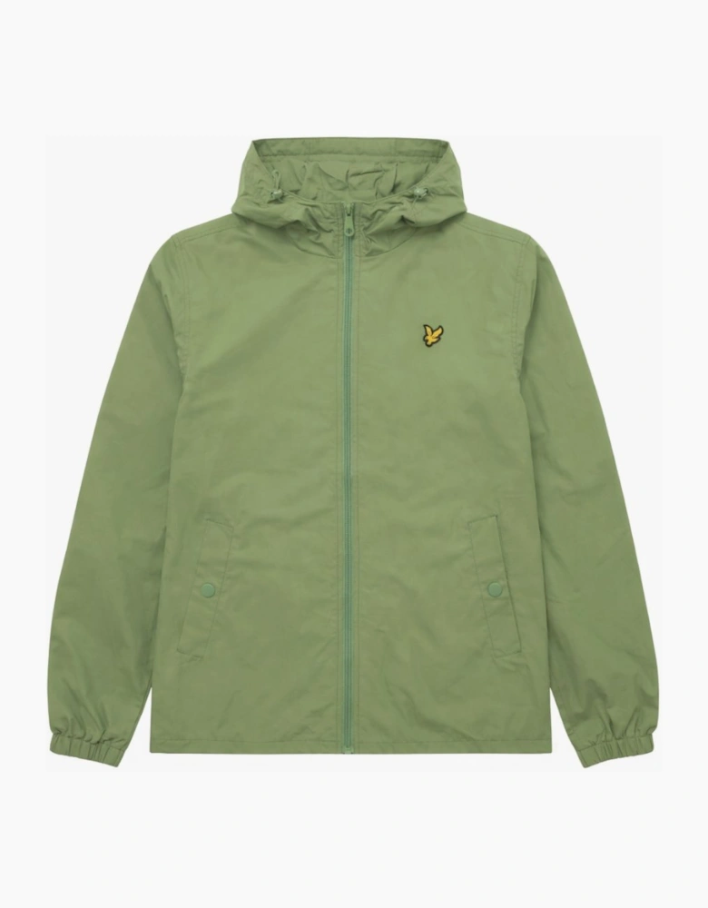 Lyle & Scott Green Water Resistant Hooded Jacket