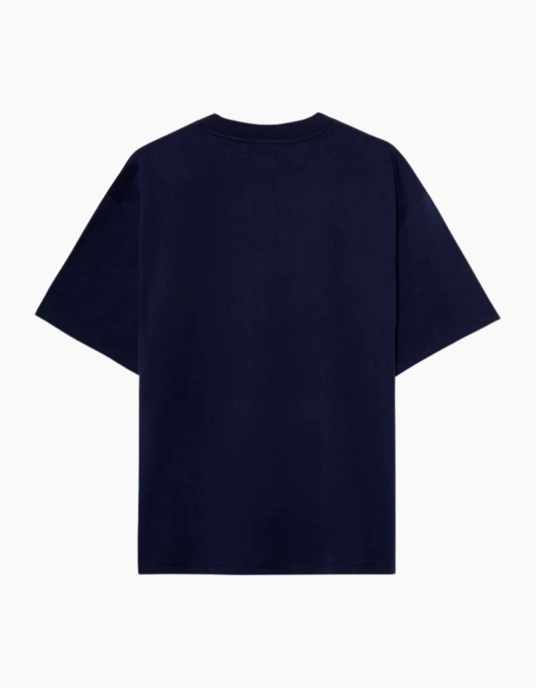Pompeii Boxy Graphic Navy T-Shirt