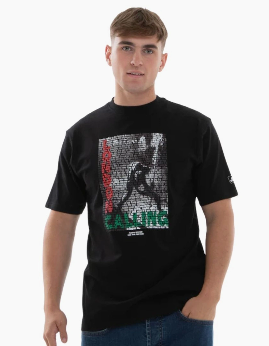 Peaceful Hooligan Clash Black T-Shirt, 5 of 4