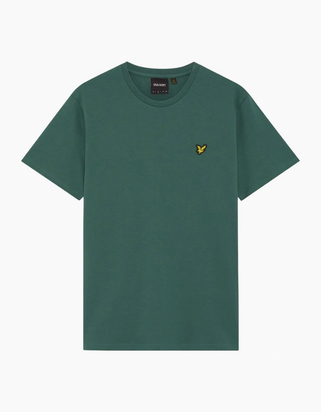 Lyle And Scott Men's Green Lyle & Scott Everglade Cotton Crew Neck T-Shirt - Size 40