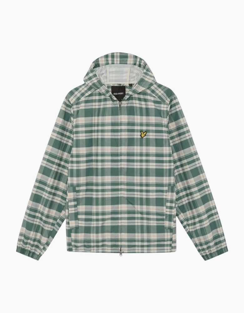 Lyle & Scott Tartan Lightweight Hooded Jacket