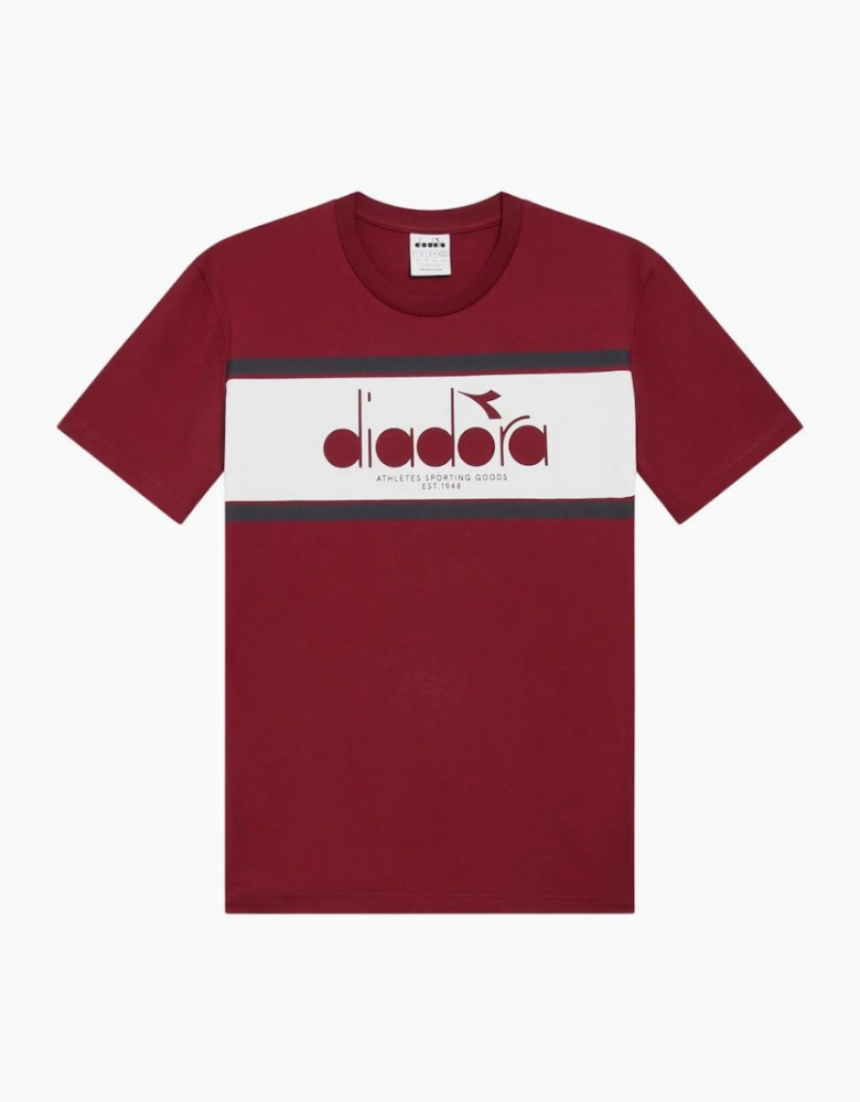 Diadora SS Logo Empire Red T-Shirt