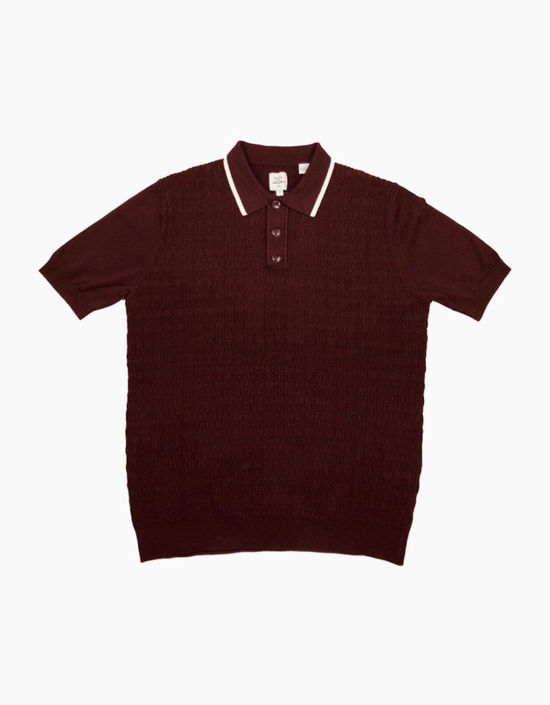 Max N Chester Wine Tasting Knitted Polo Shirt