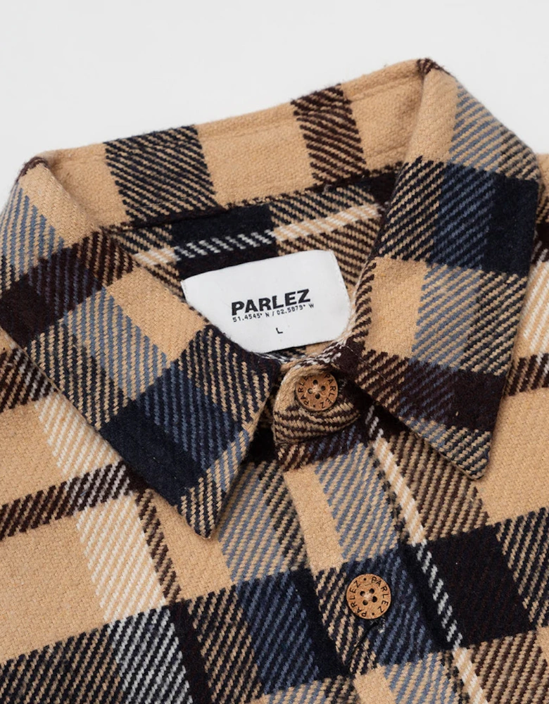 Parlez Check Rivington Blue Shirt