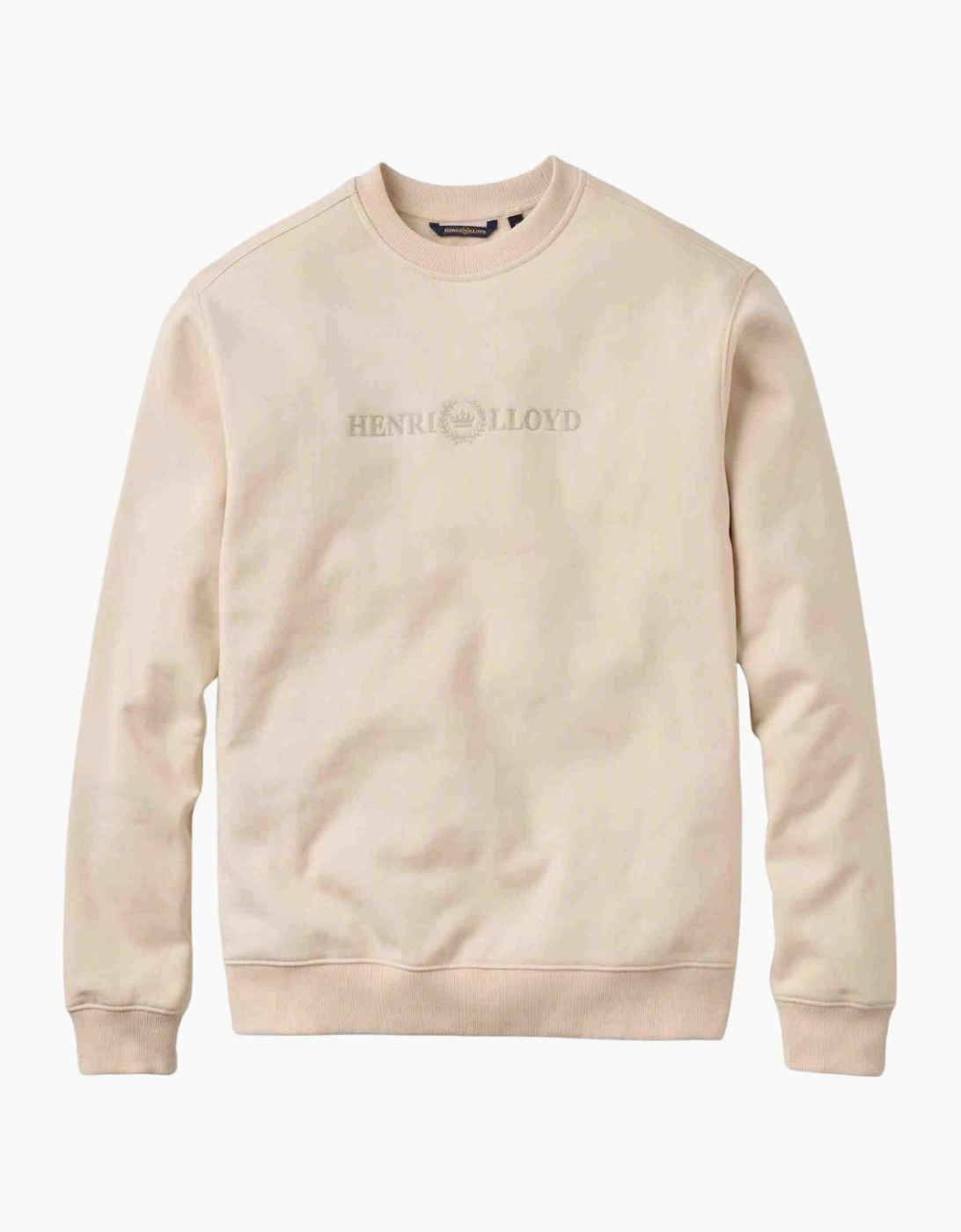 Henri Lloyd Lytham Oyster Beige Crewneck Sweatshirt, 5 of 4