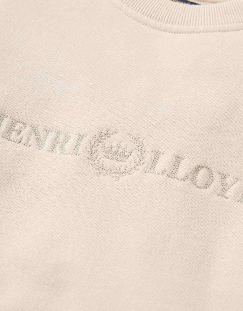 Henri Lloyd Lytham Oyster Beige Crewneck Sweatshirt