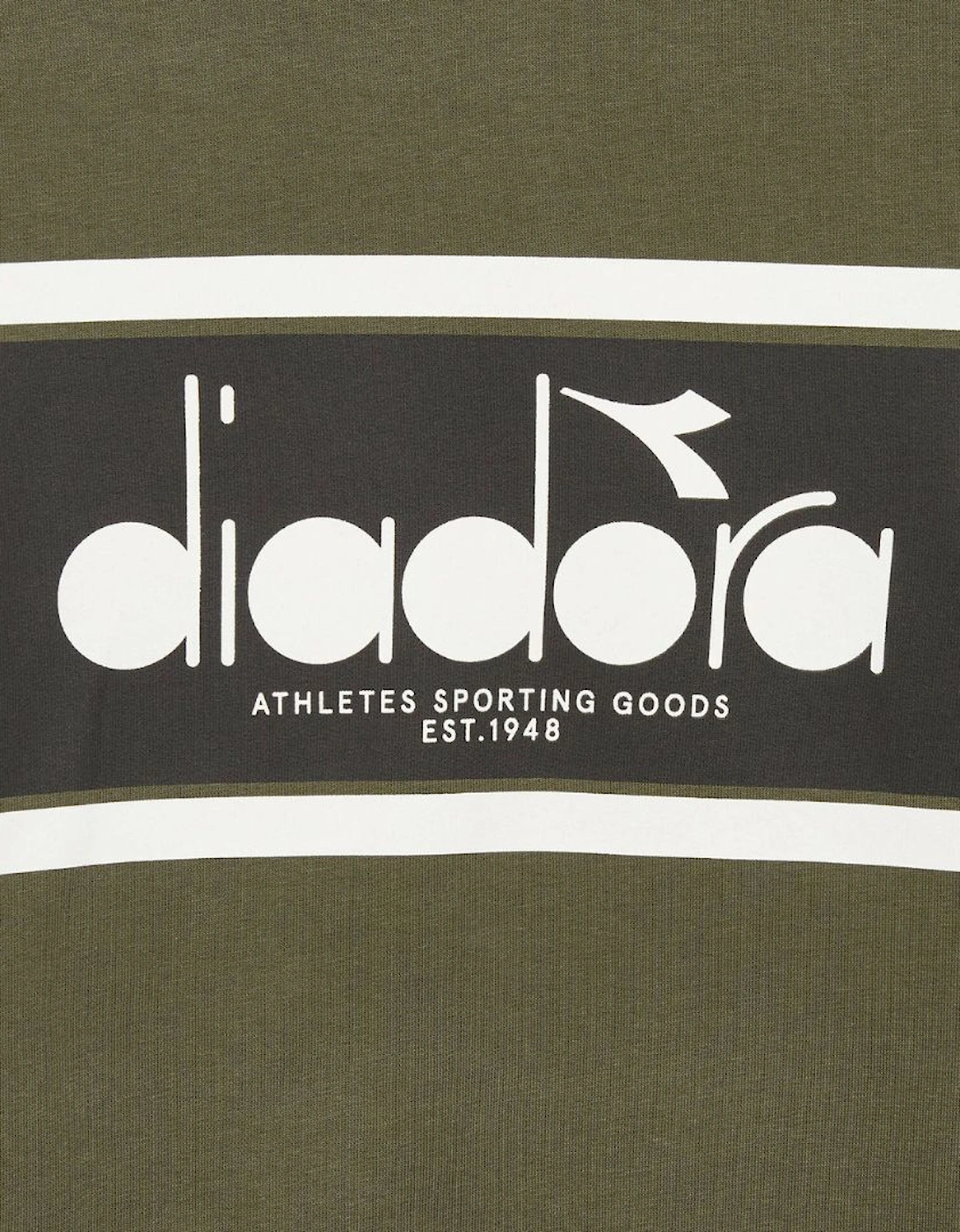 Diadora Crew Logo Green Rifle Sweatshirt