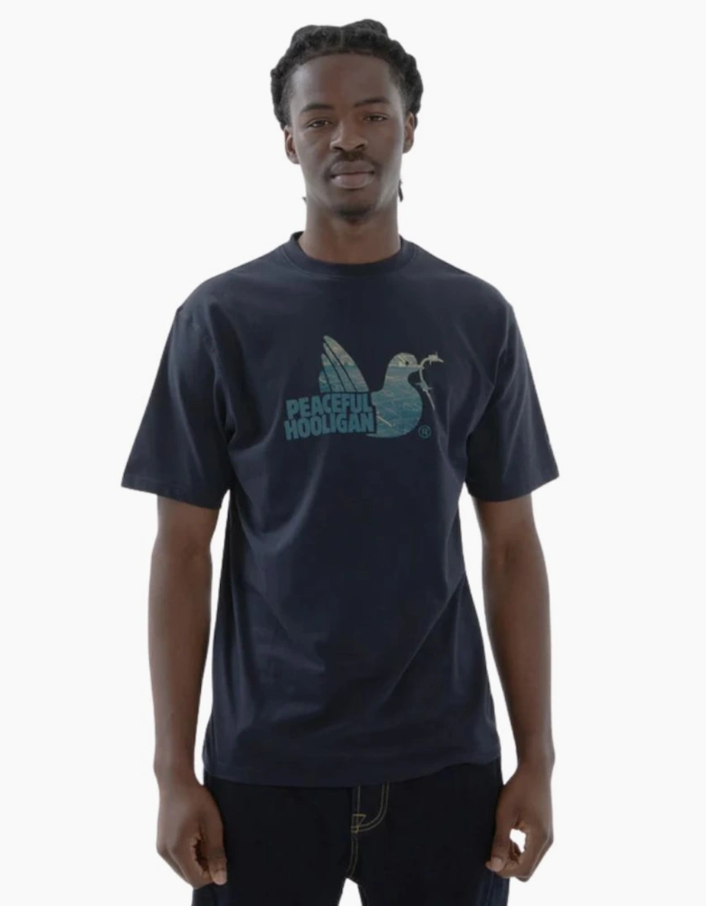 Peaceful Hooligan Hackney Navy T-Shirt
