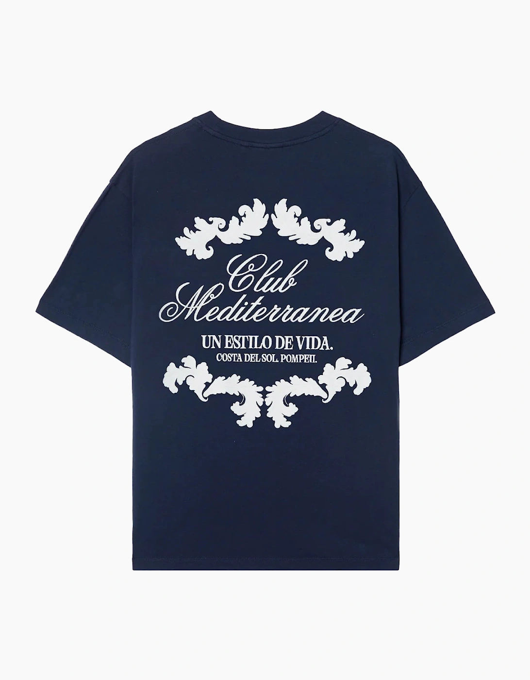 Pompeii Club Mediterranea Navy Boxy T-Shirt