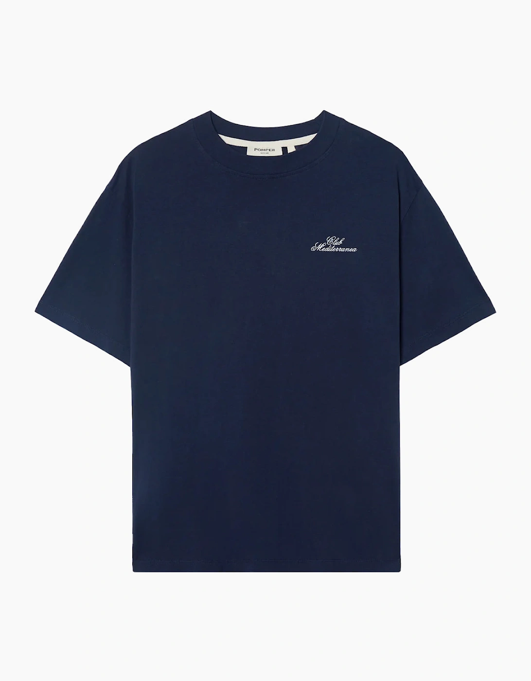 Pompeii Club Mediterranea Navy Boxy T-Shirt, 5 of 4