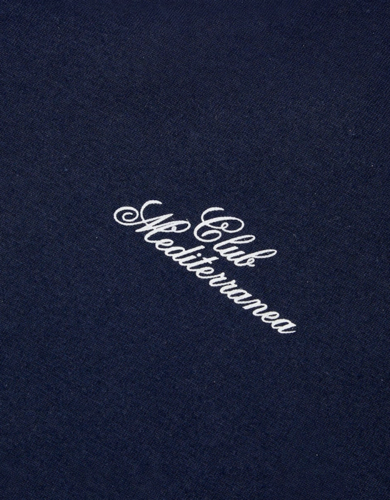 Pompeii Club Mediterranea Navy Boxy T-Shirt