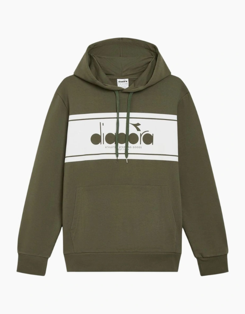 Diadora Logo Green Rifle Hoodie