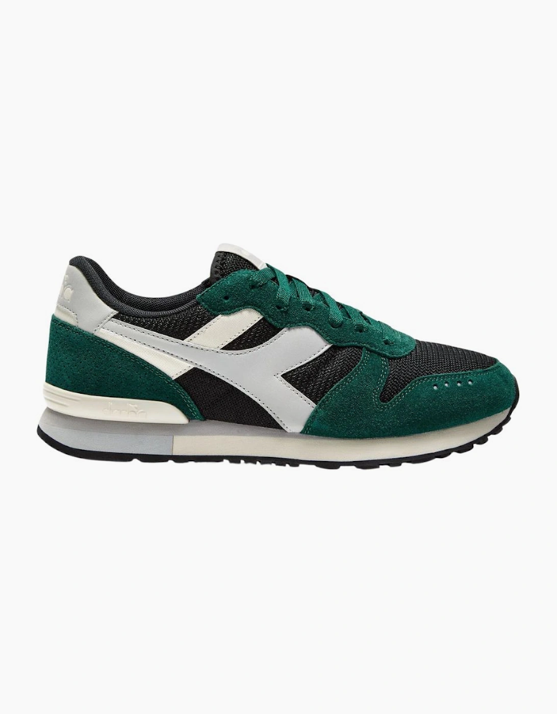 Diadora Camaro M2 Black/Forest Green Trainer, 5 of 4