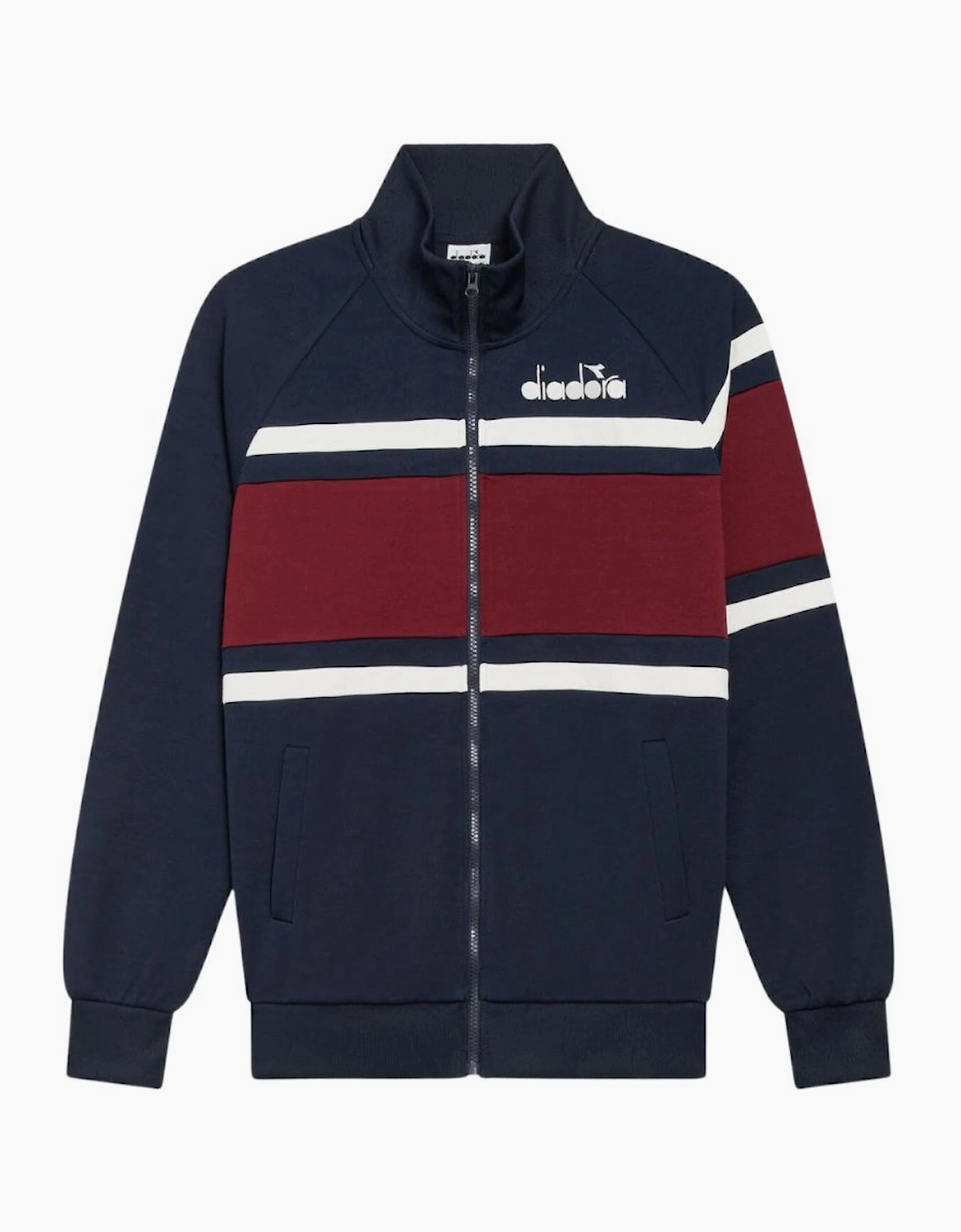 Diadora 80s Blue Denim/Optical White Track Jacket, 5 of 4