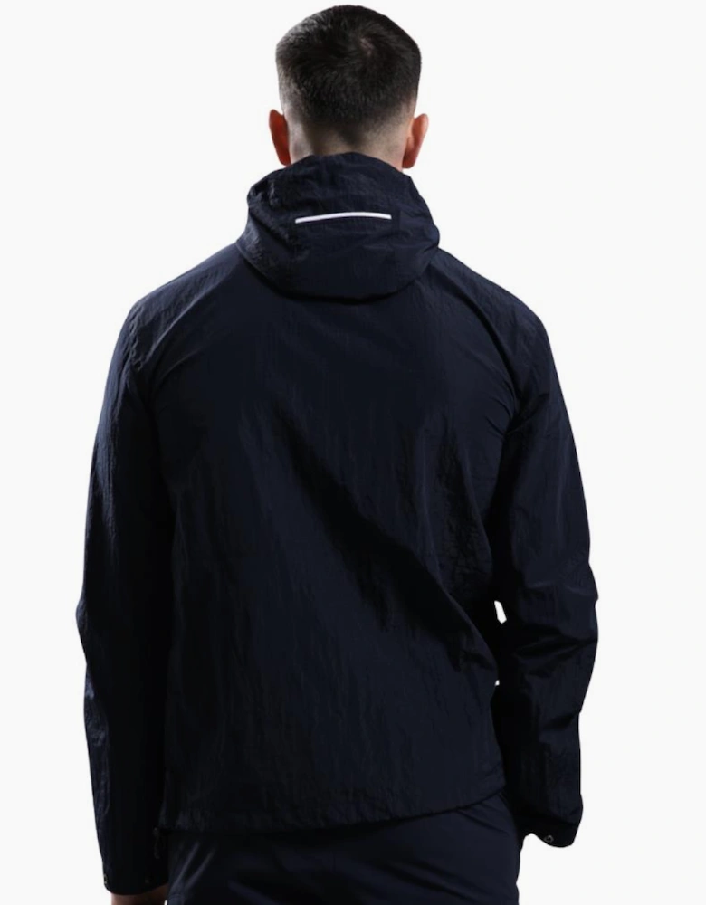 Marshall Artist Sicuro Navy Hooded Overshirt