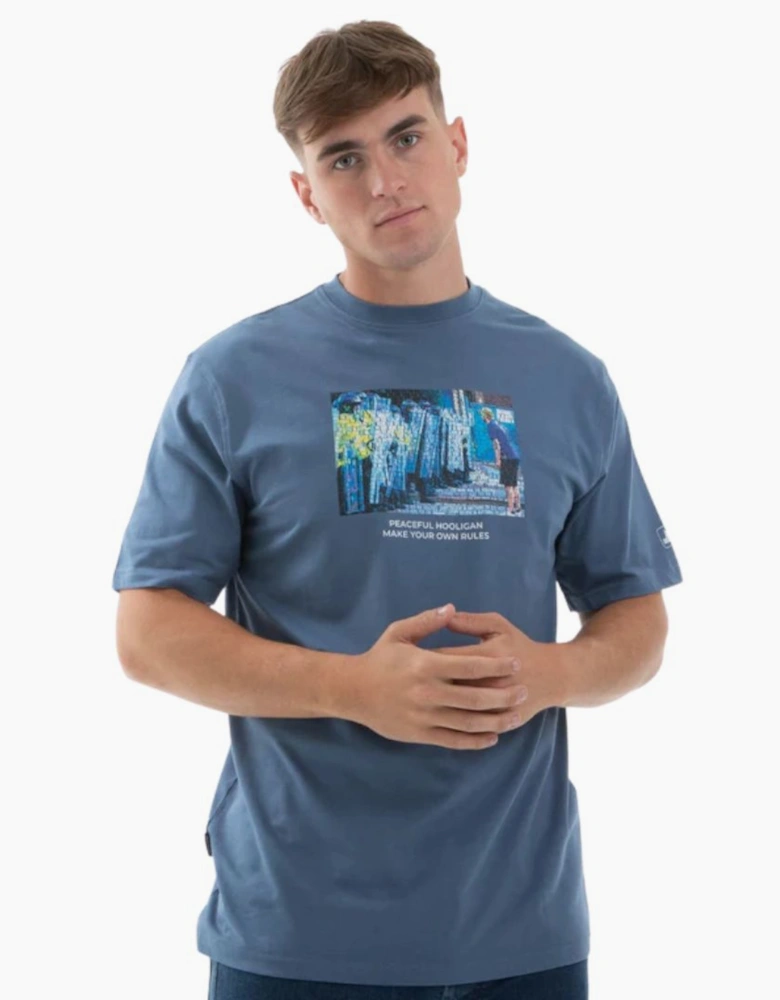 Peaceful Hooligan Stand Off Copen Blue T-Shirt