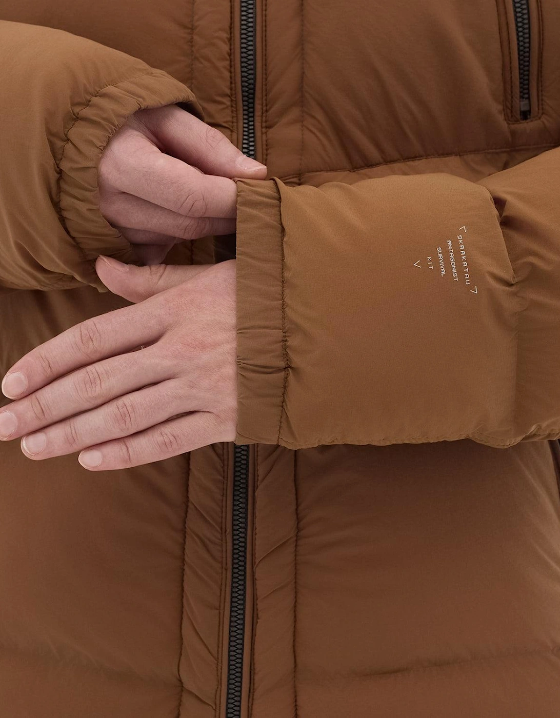Krakatau Rook Dune Hooded Puffer Jacket