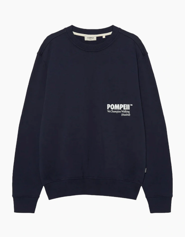 Pompeii Navy Crew Neck