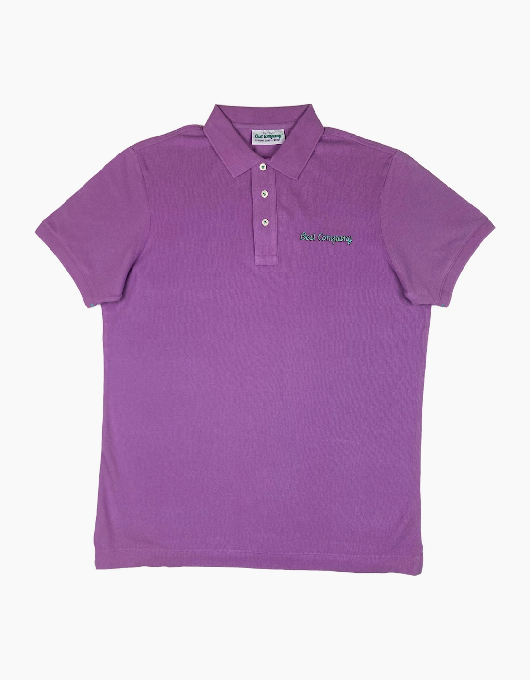 Best Company Vintage Lilac Cotton Polo Shirt