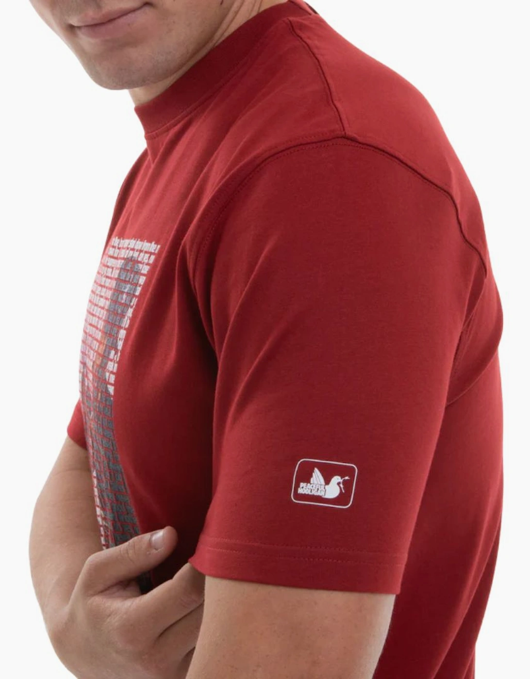 Peaceful Hooligan No 1 Dark Red T-Shirt