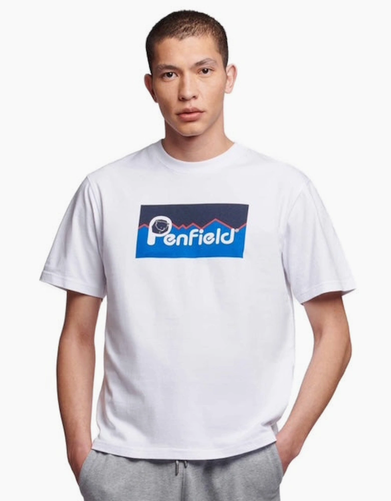 Penfield Original Large Logo Bright White S/S T-Shirt