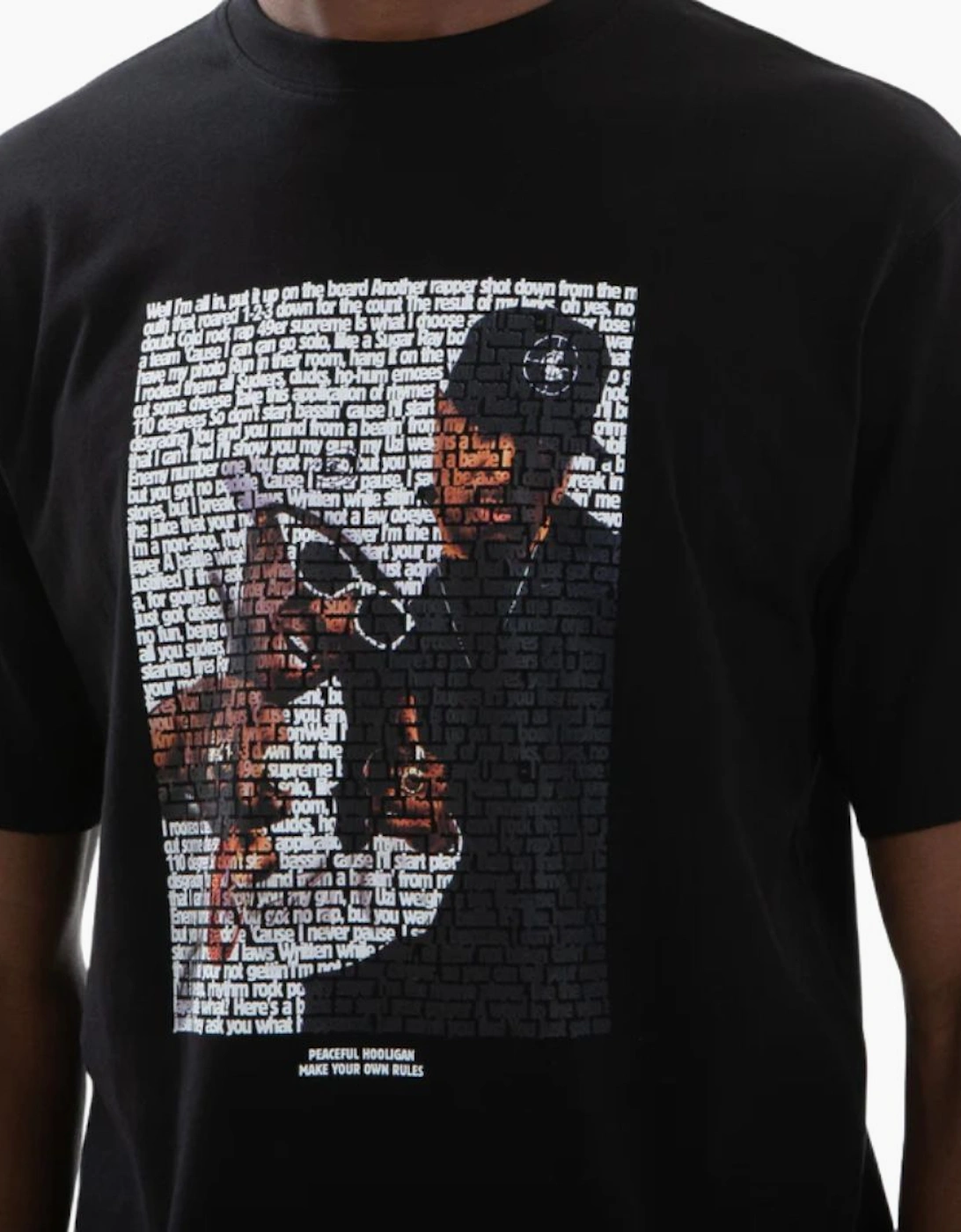 Peaceful Hooligan No 1 Black T-Shirt